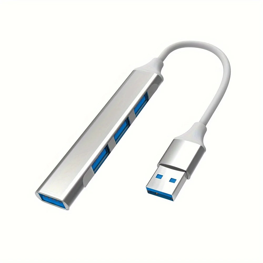 🔌 Hub USB-C 4 Ports Ultra Rapide – Adaptateur Multiport 3.0 pour MacBook, Lenovo, Xiaomi & PC
