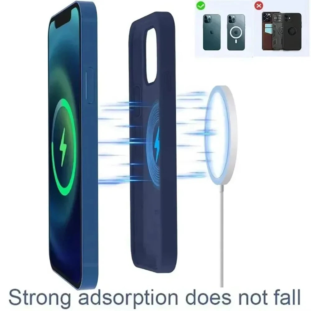 Chargeur Magnétique 30W – Recharge Rapide Sans Fil pour iPhone 12 à 16 & AirPods