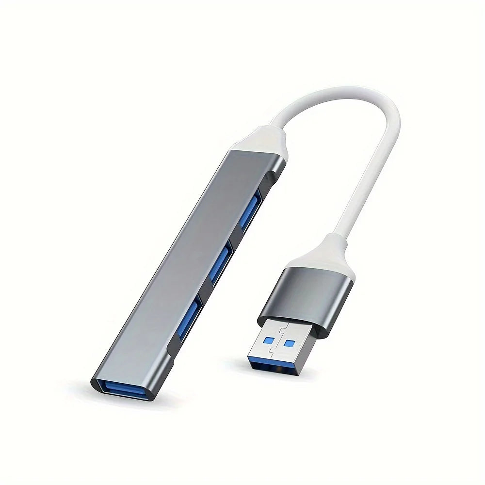 🔌 Hub USB-C 4 Ports Ultra Rapide – Adaptateur Multiport 3.0 pour MacBook, Lenovo, Xiaomi & PC