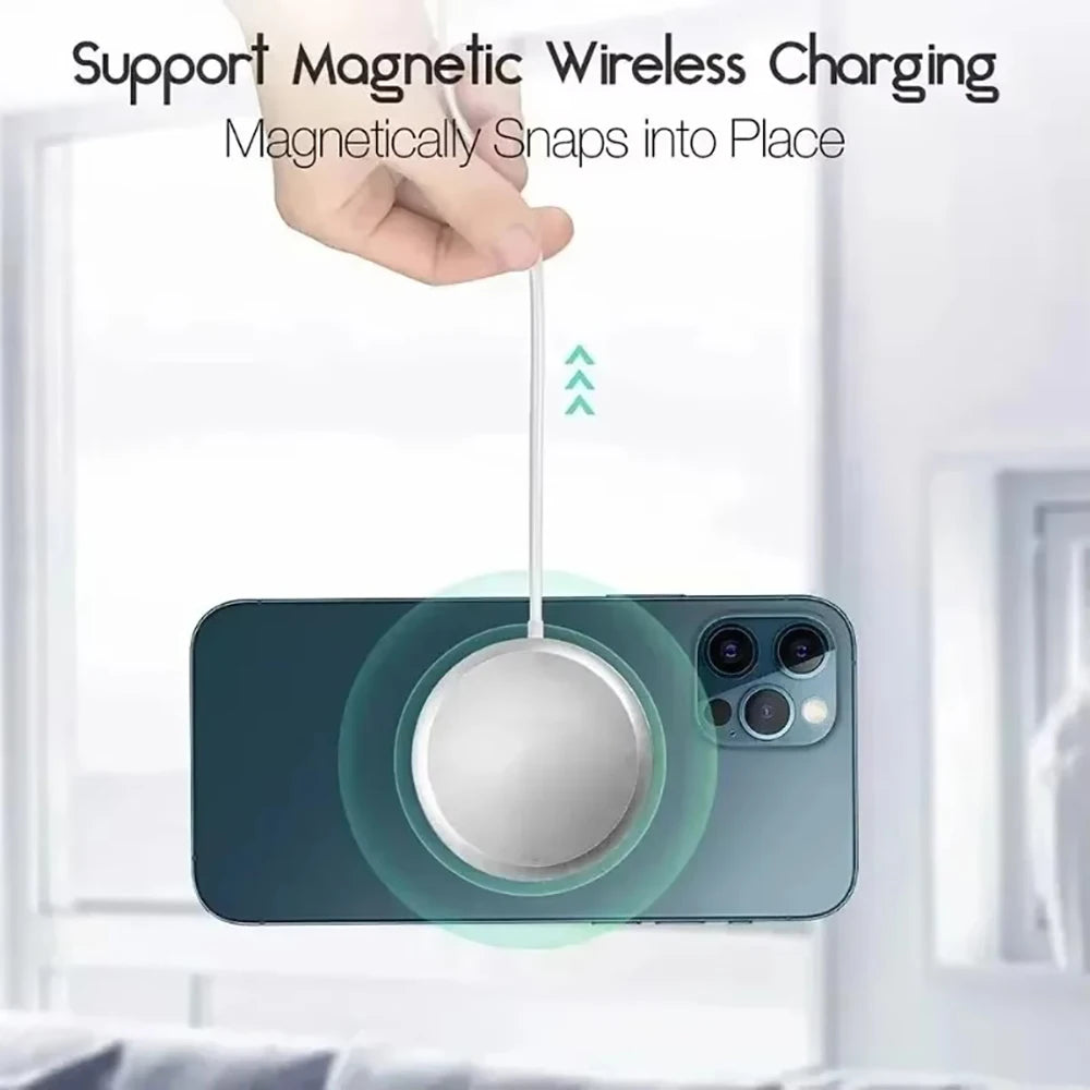 Chargeur Magnétique 30W – Recharge Rapide Sans Fil pour iPhone 12 à 16 & AirPods